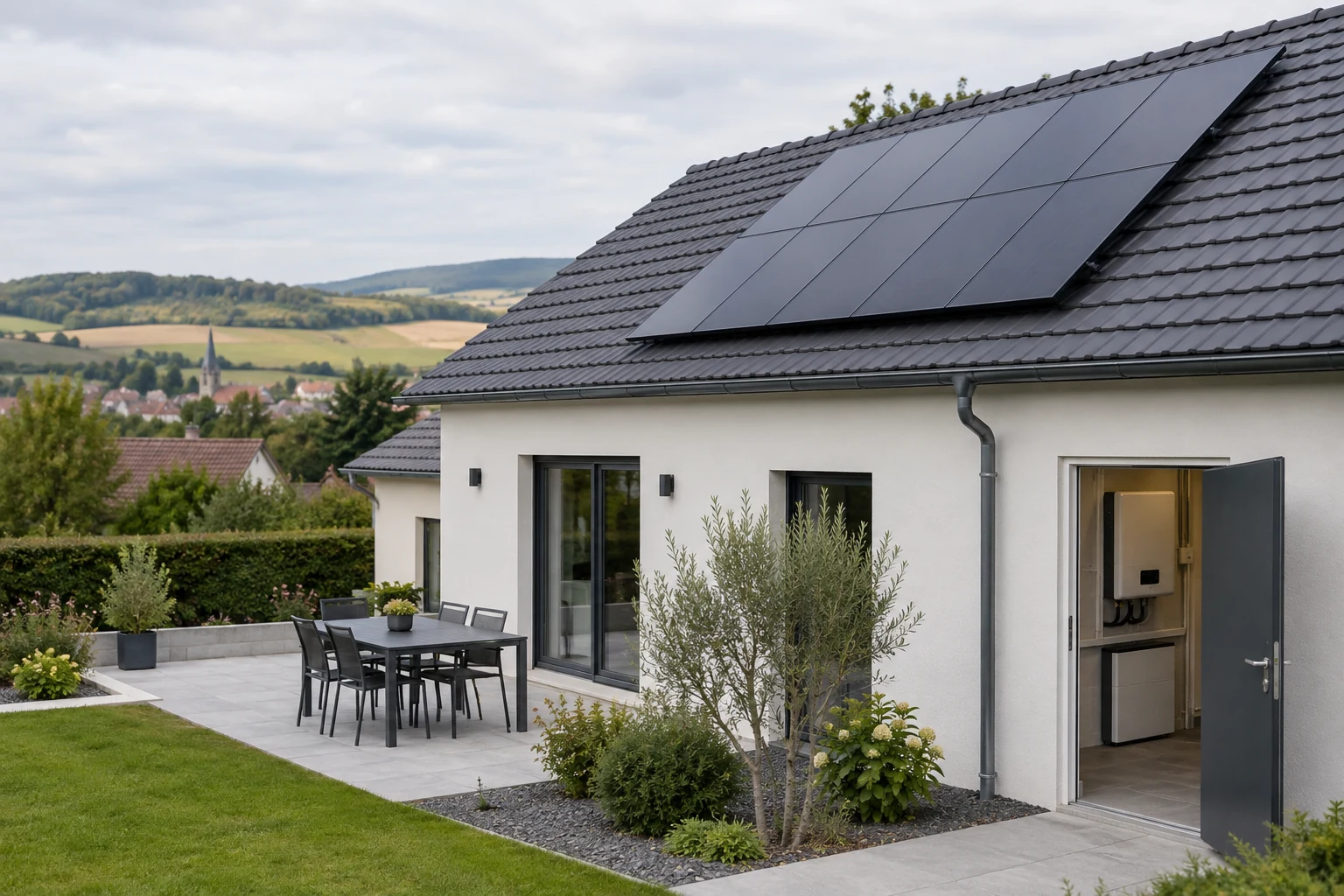 Illustration IA : Photovoltaïque & autoconsommation