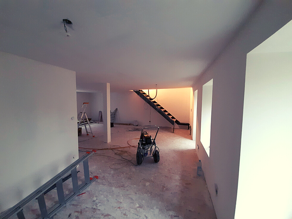 Réhabilitation d’un ensemble de logements — photo du chantier