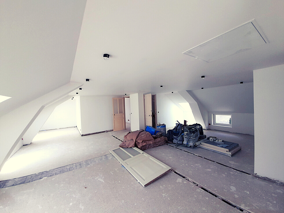 Une rénovation multitechnique de 250 m² — photo du chantier