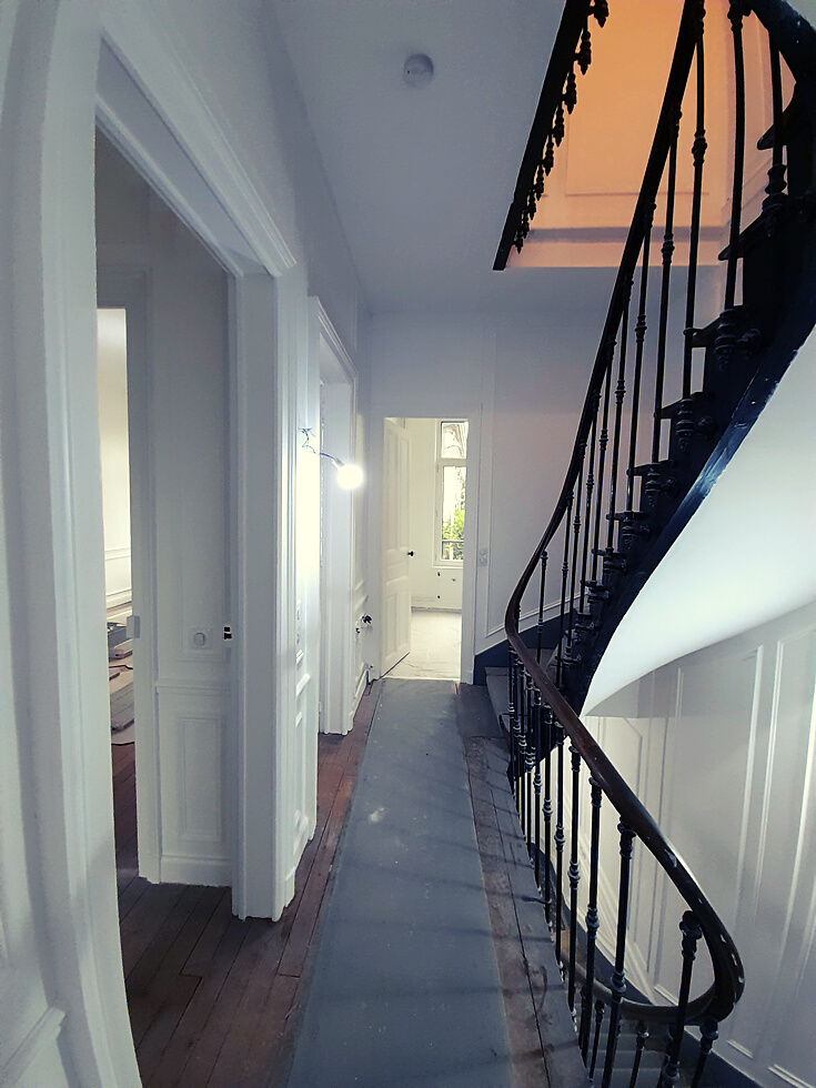 Réhabilitation d’une maison de ville — photo du chantier